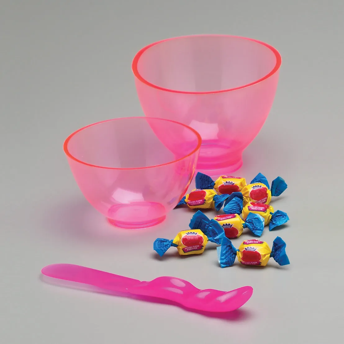 1530BP : Candeez Bubblegum/Pink Scented Flexible Mixing Bowls Medium