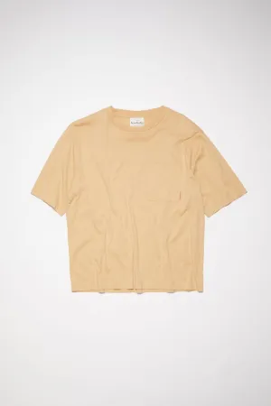 ACNE POCKET LOGO-PATCH CREWNECK T-SHIRT