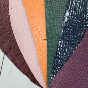 Alligator Skin Flank Various Colors Genuine Hide