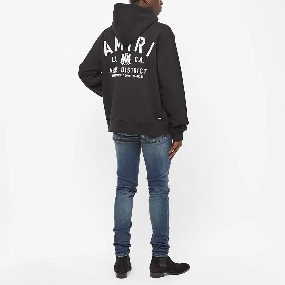 Amiri Black Stencil Hoodie