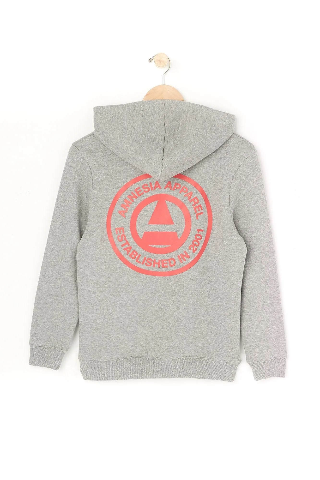 Amnesia Youth Classic Red Logo Hoodie