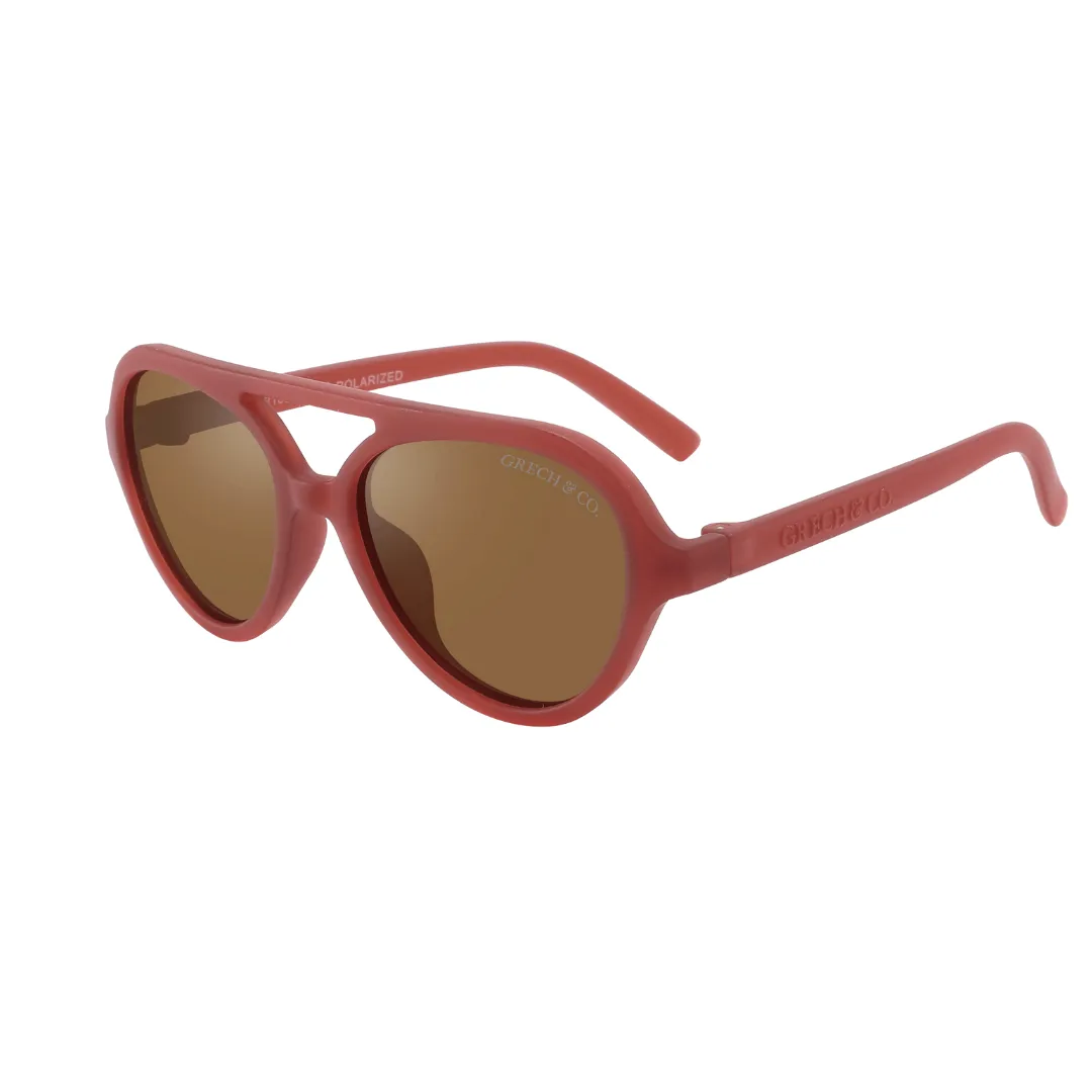 AVIATOR : SEMI-BENDABLE & POLARIZED SUNGLASSES | CINNAMON