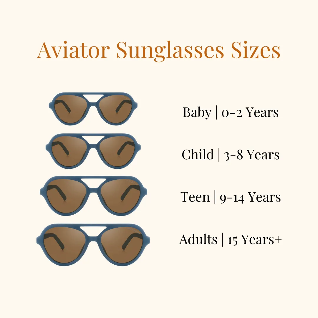 AVIATOR : SEMI-BENDABLE & POLARIZED SUNGLASSES | DESERT TEAL