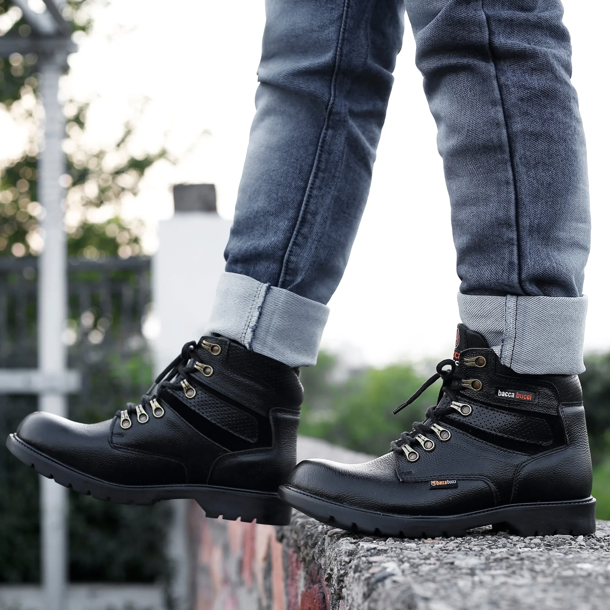 Bacca Bucci Steel Toe Boots