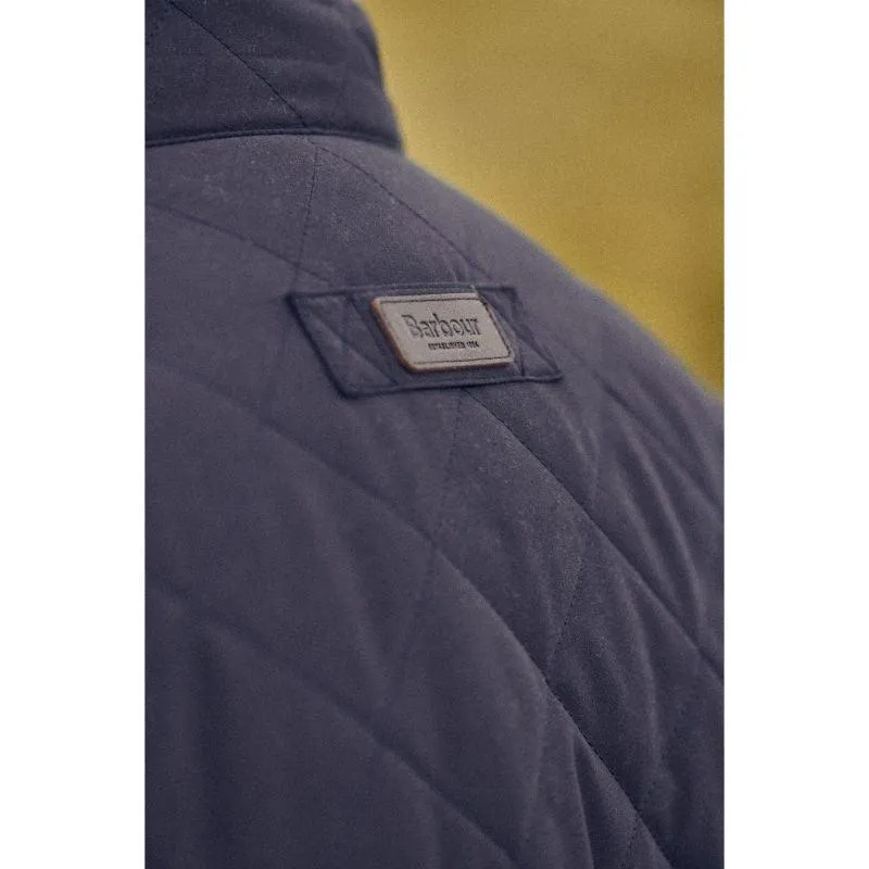 Barbour Shoveler Mens Waterproof Quilted Jacket - Navy