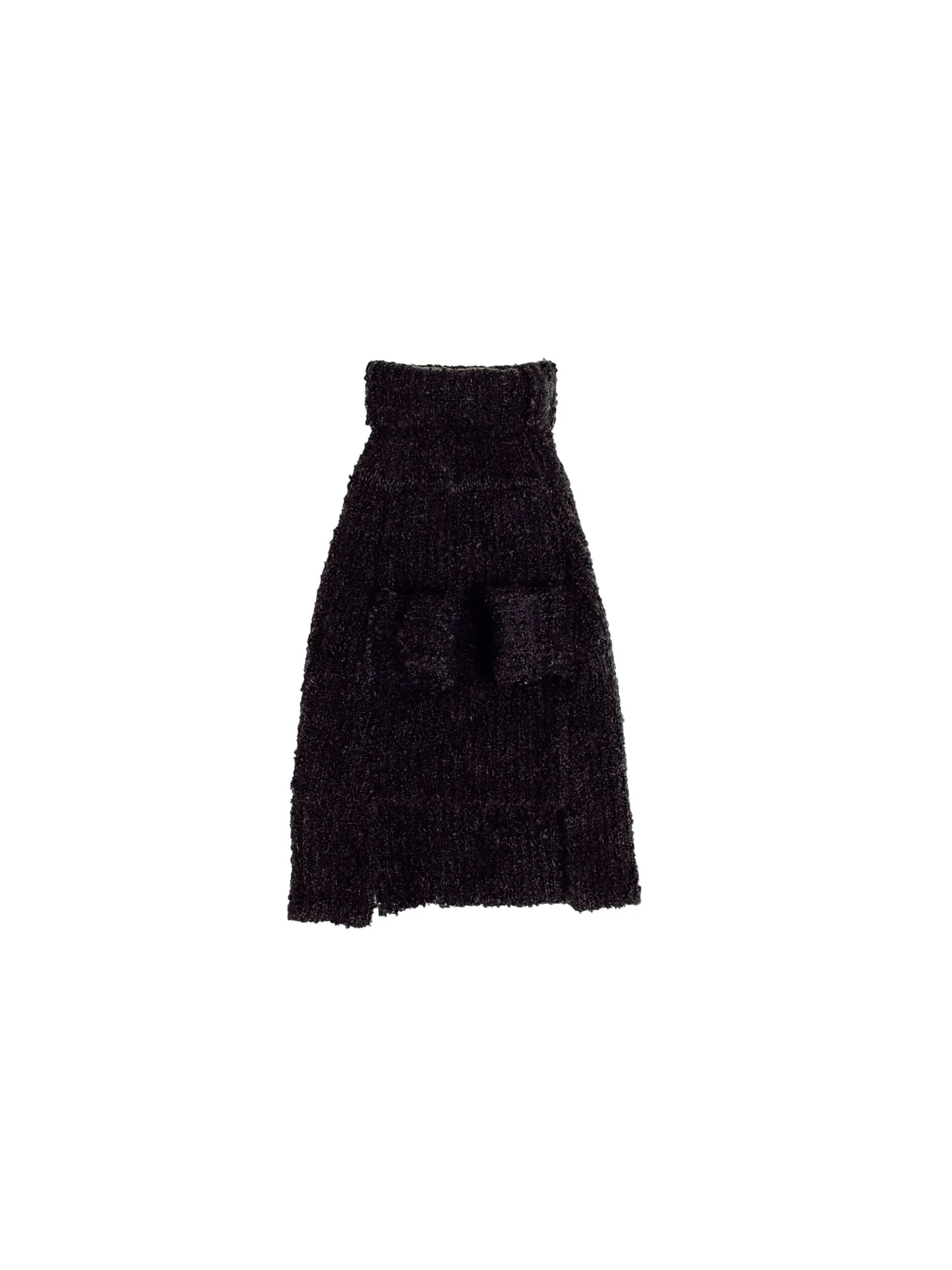 black boucle sweater