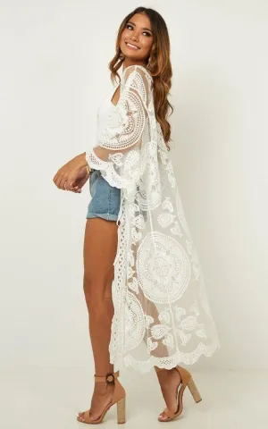 Bohemian Lace Kimono