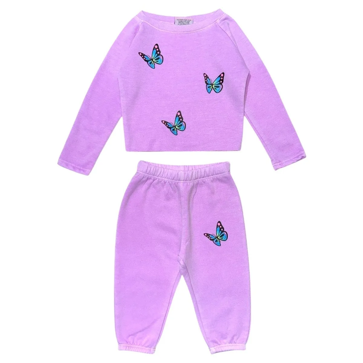 BUTTERFLY SWEATSHIRT AND SWEATPANTS SET