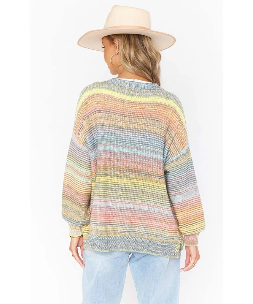 Callie Cardigan Outdoor Ombre Knit