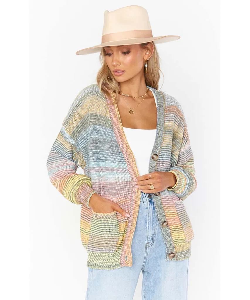 Callie Cardigan Outdoor Ombre Knit