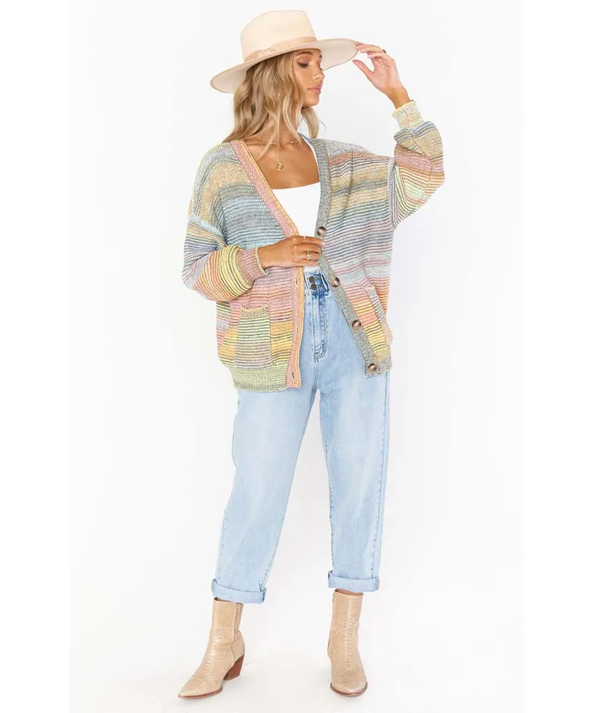 Callie Cardigan Outdoor Ombre Knit