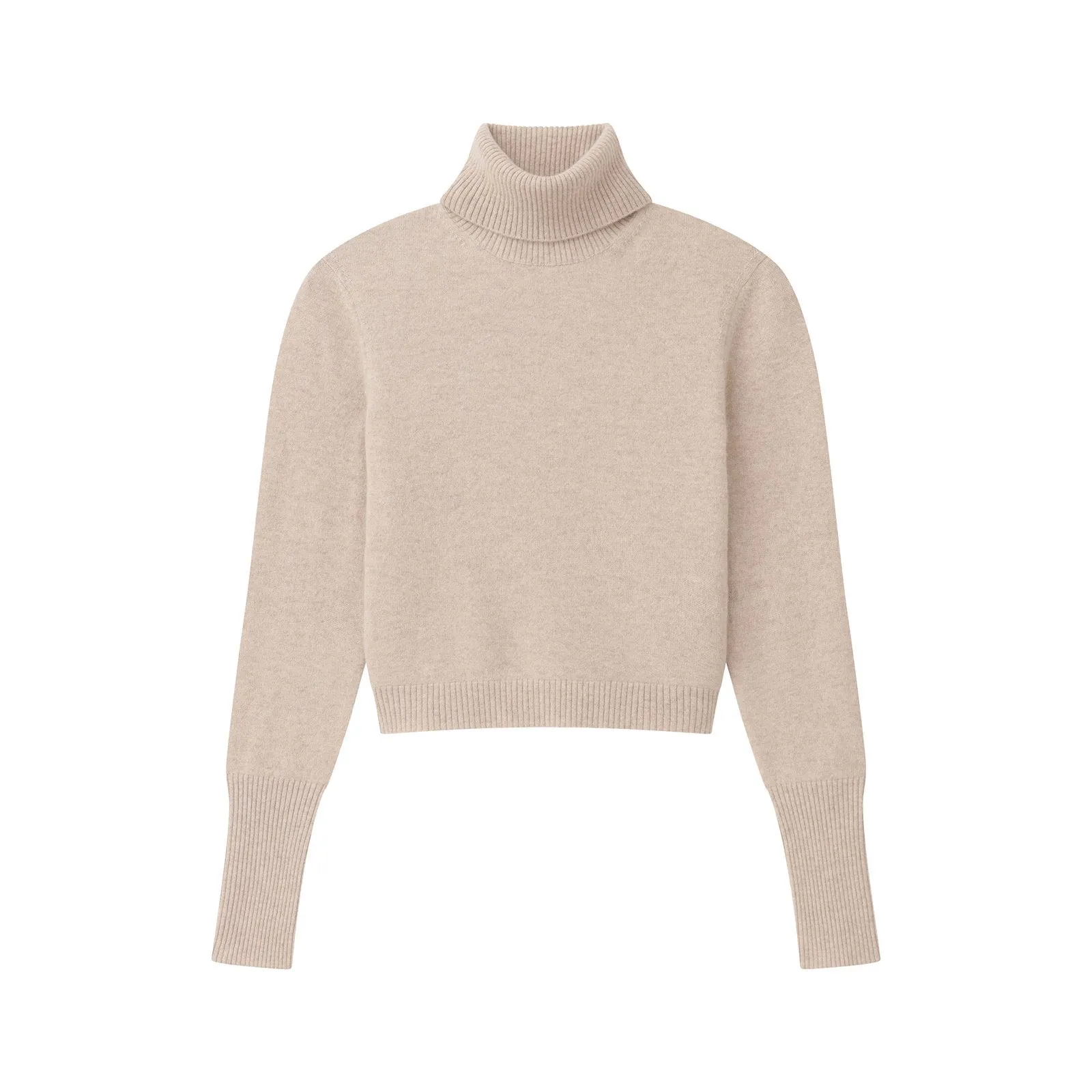 Cashmere Cropped Turtleneck