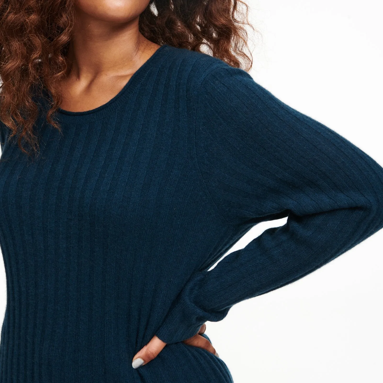 Cashmere Ribbed Sweater