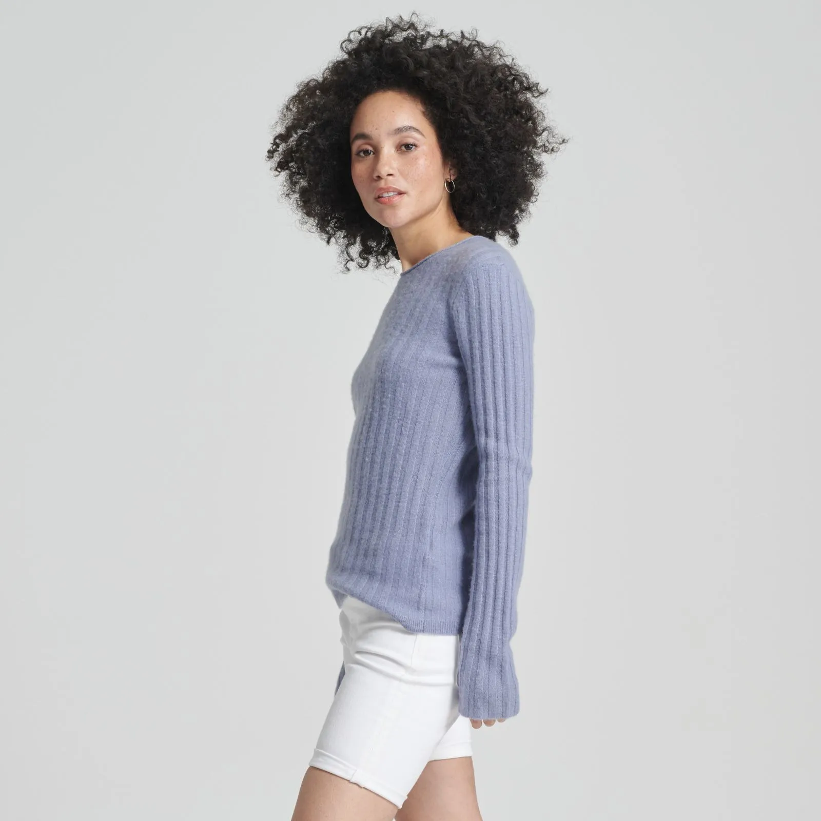 Cashmere Ribbed Sweater