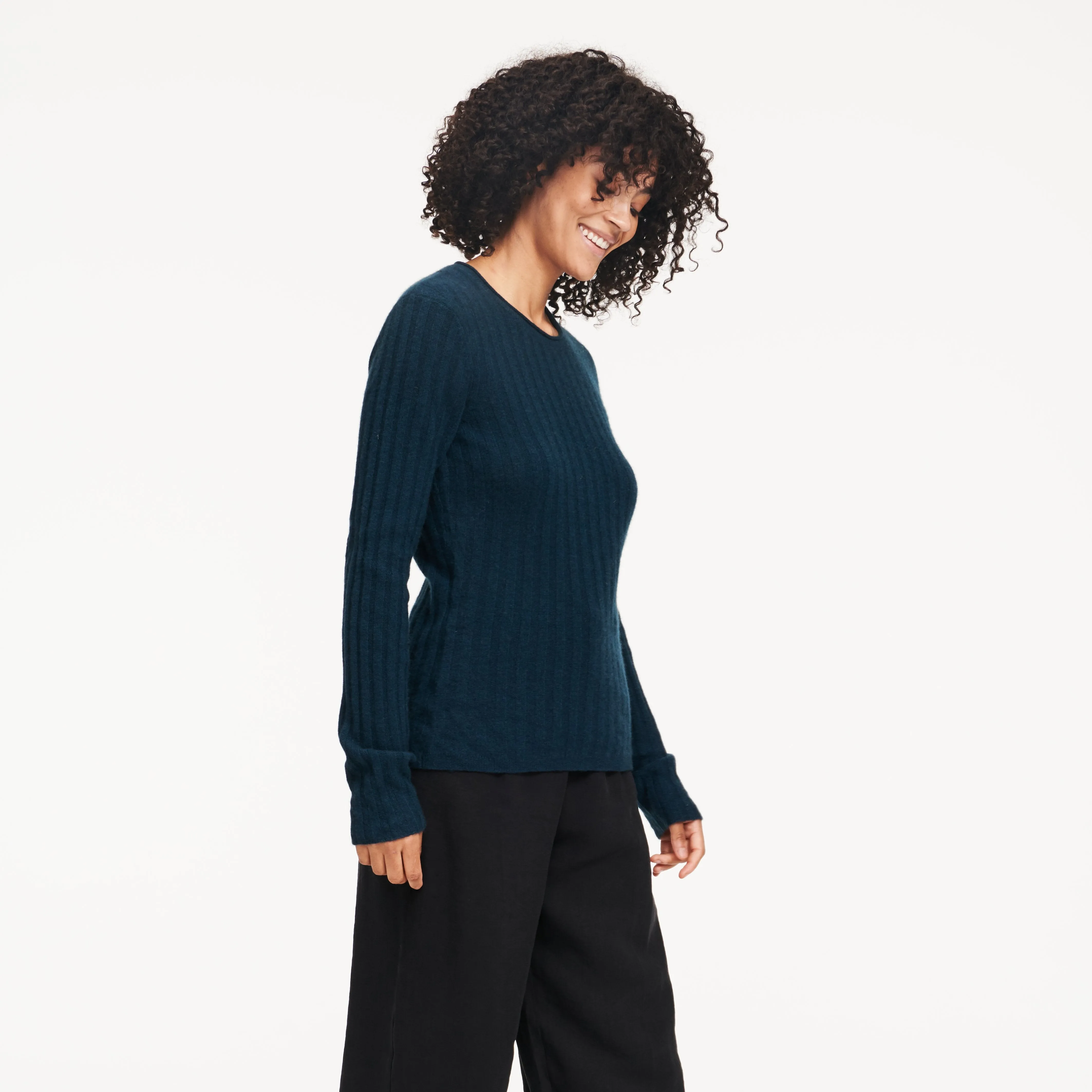 Cashmere Ribbed Sweater