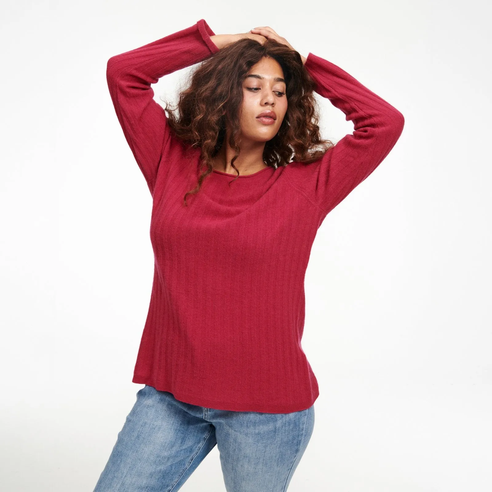 Cashmere Ribbed Sweater