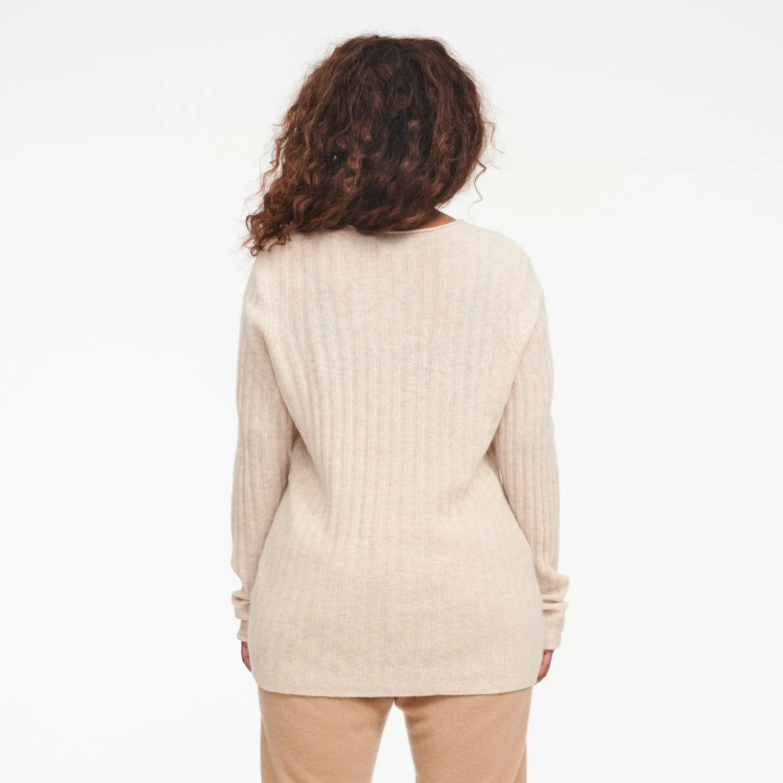 Cashmere Ribbed Sweater