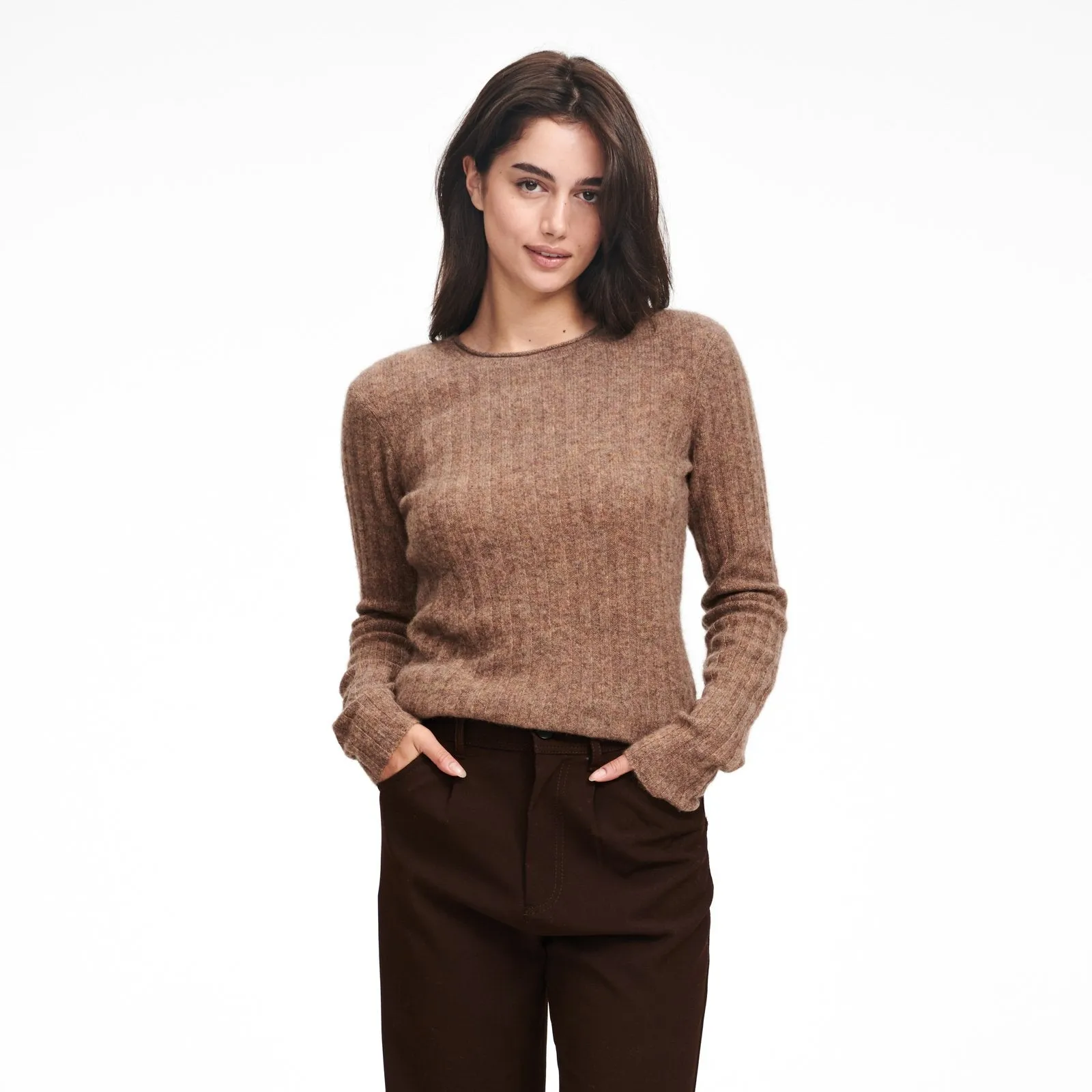 Cashmere Ribbed Sweater