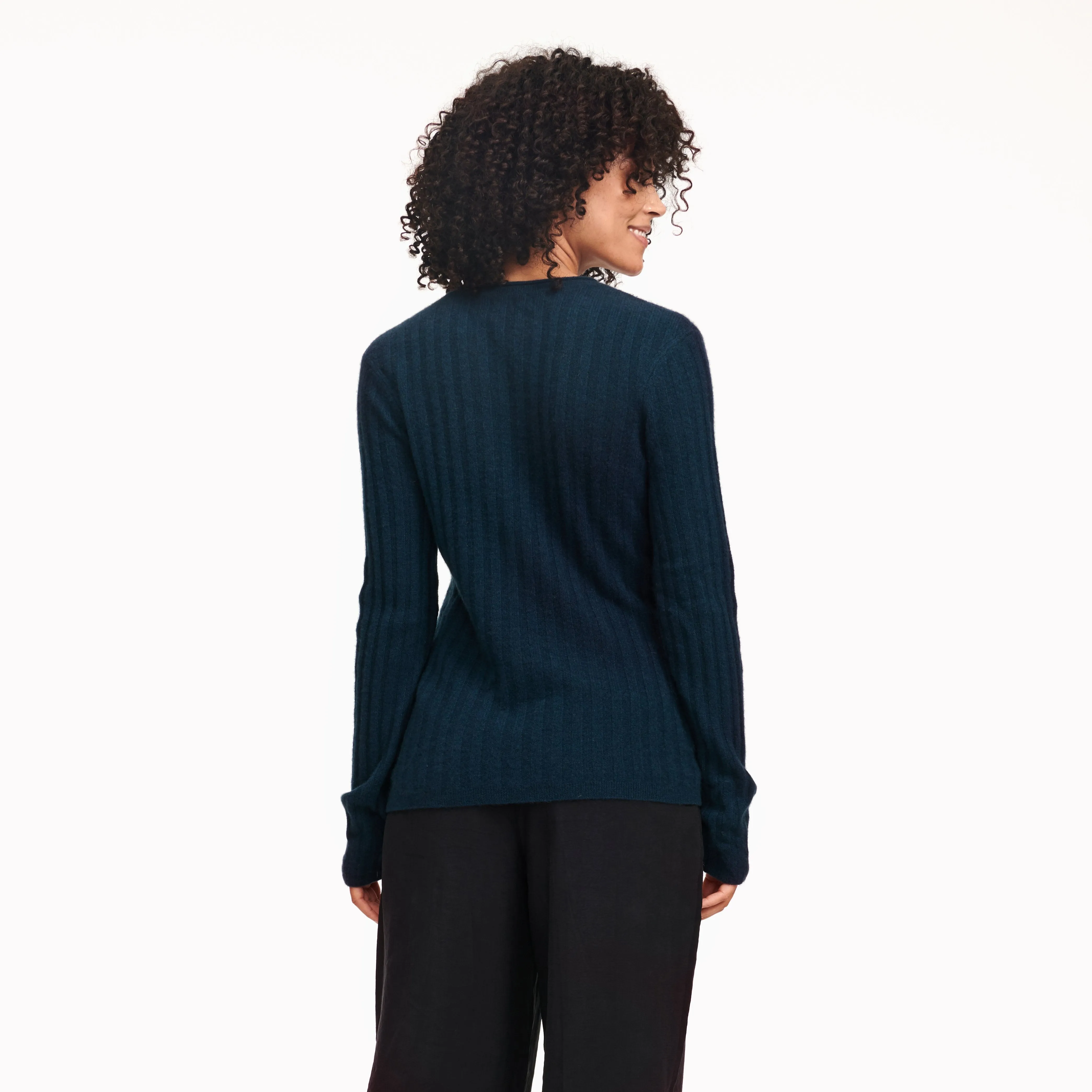 Cashmere Ribbed Sweater