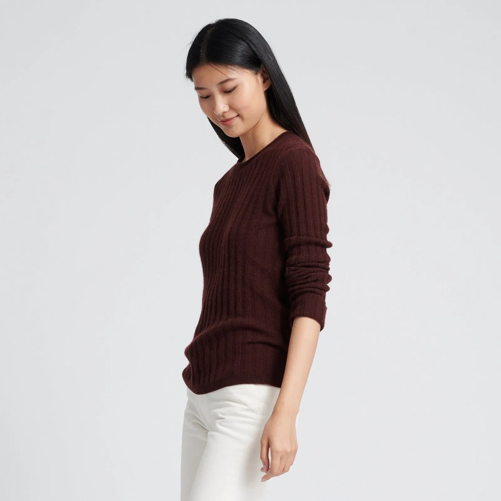 Cashmere Ribbed Sweater