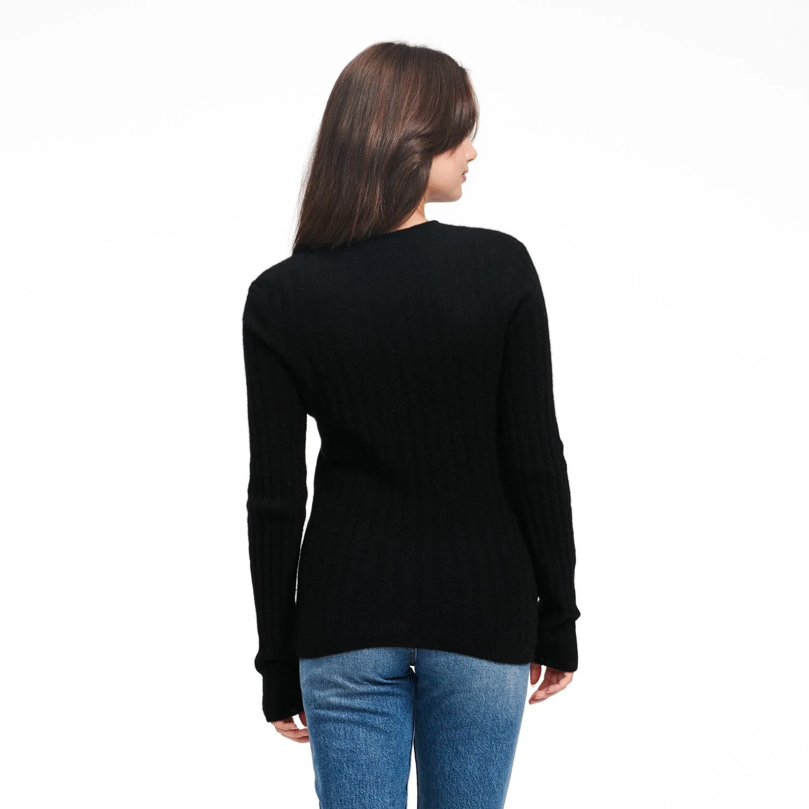 Cashmere Ribbed Sweater