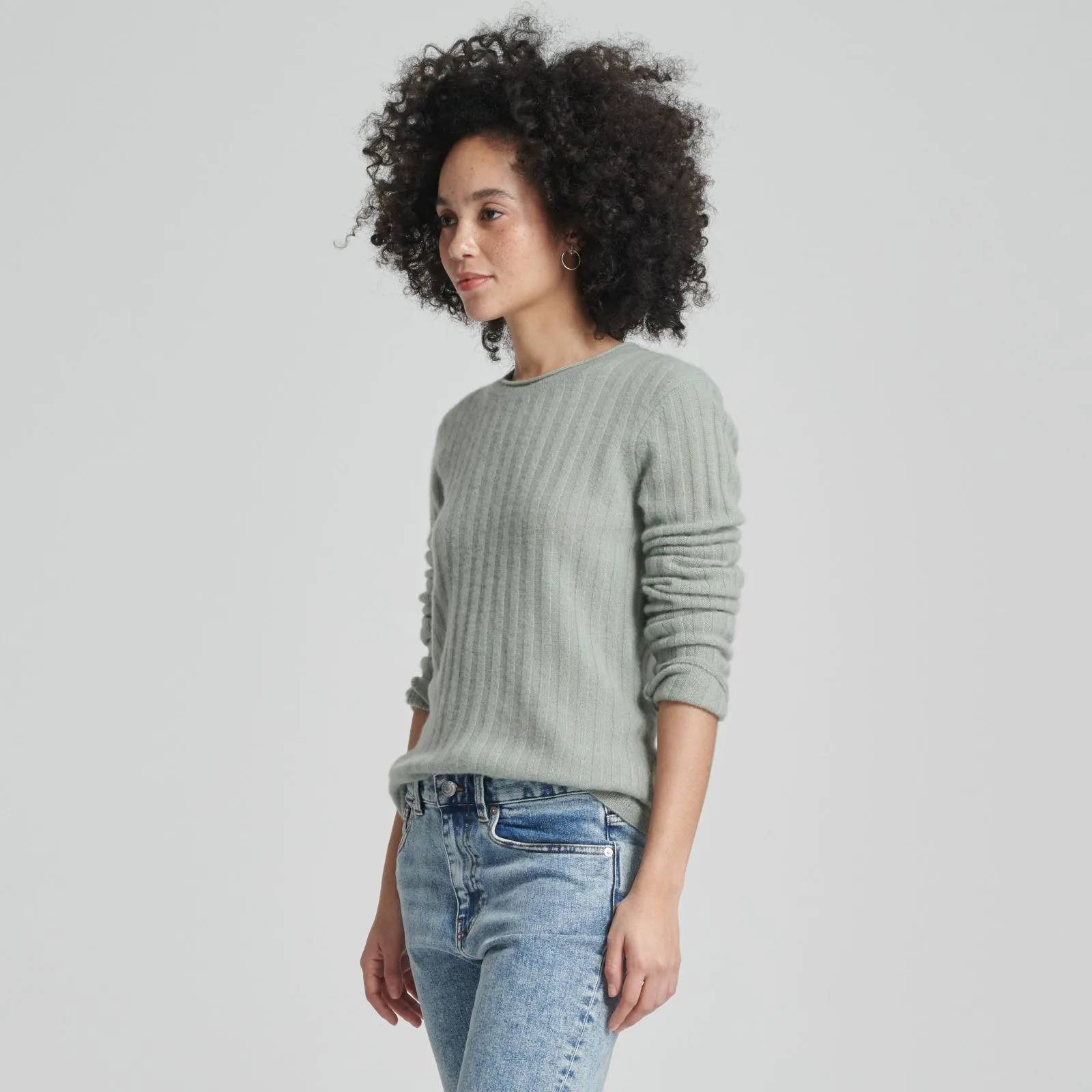 Cashmere Ribbed Sweater