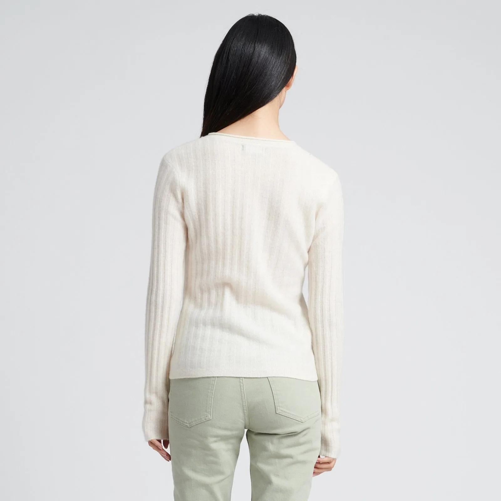 Cashmere Ribbed Sweater