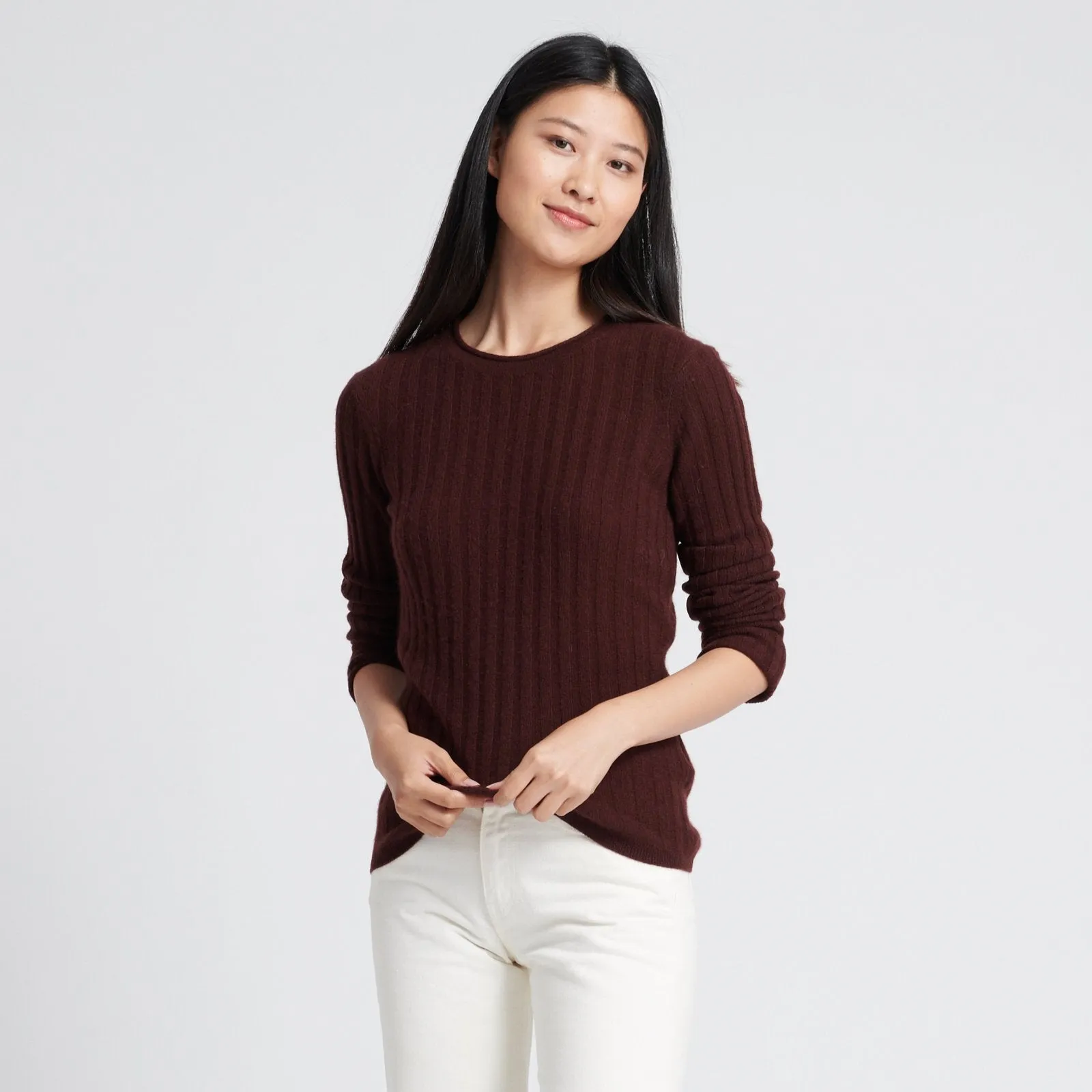 Cashmere Ribbed Sweater