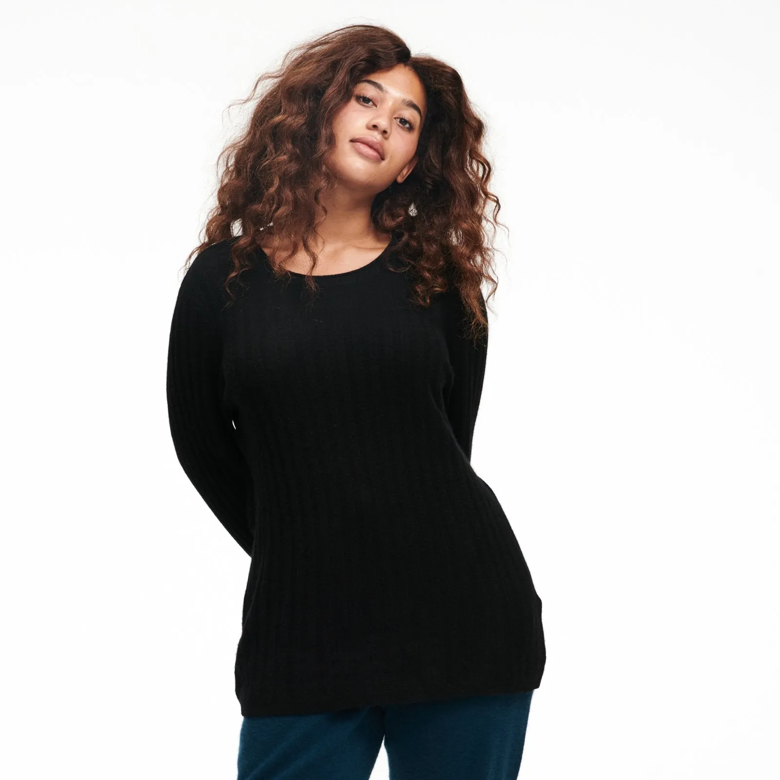 Cashmere Ribbed Sweater