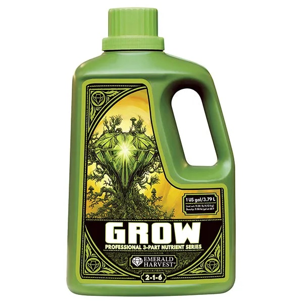 Emerald Harvest® Grow, Base Nutrients (1 Gallon)