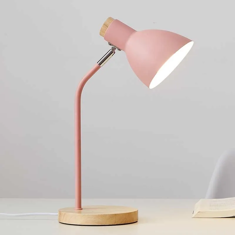 Flexible Wooden Table Lamp