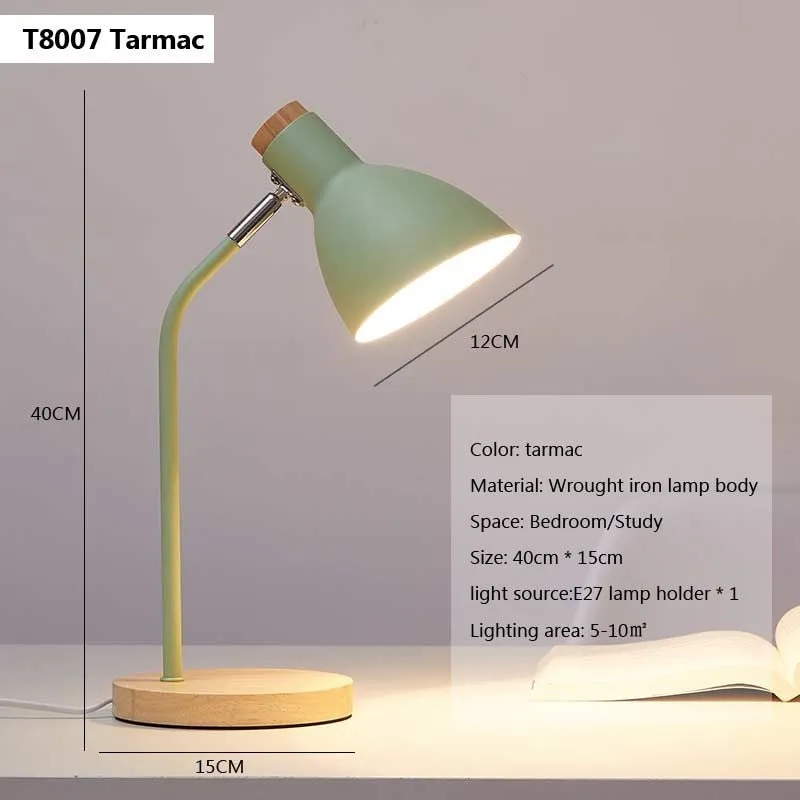 Flexible Wooden Table Lamp