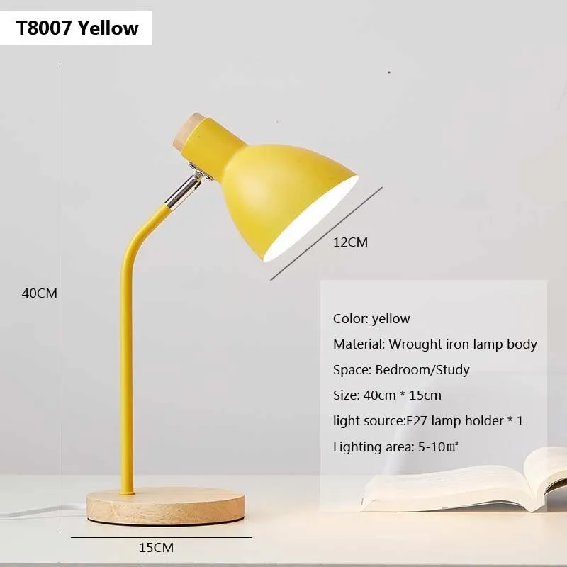 Flexible Wooden Table Lamp