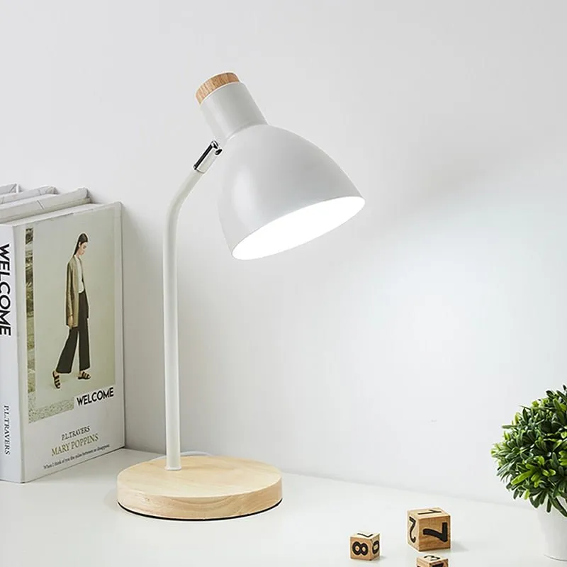 Flexible Wooden Table Lamp