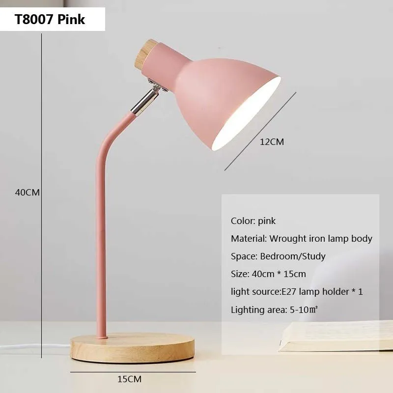 Flexible Wooden Table Lamp