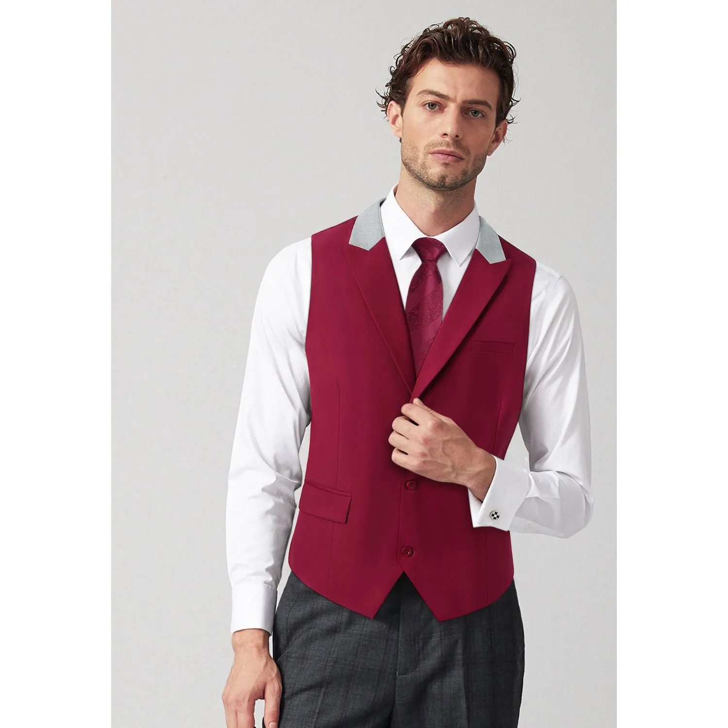 Formal Suit Vest - A-RED