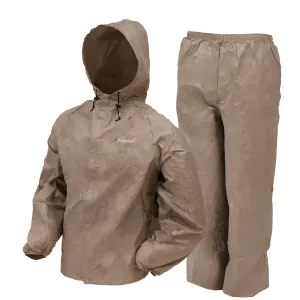 Frogg Toggs Mens Khaki Ultra-Lite2 Waterproof Rain Suit