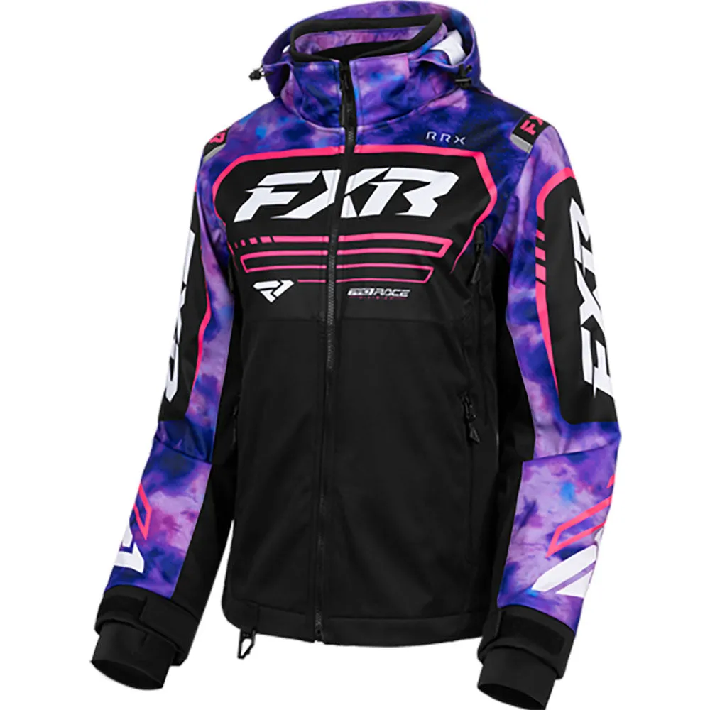 FXR Womens RRX Snowmobile Jacket Purple Dye/Black