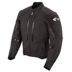 Joe Rocket 'Atomic 4.0' Mens Black Textile Motorcycle Jacket