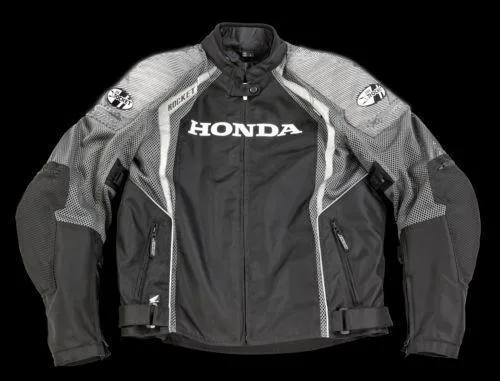 Joe Rocket Honda VFR Men's Black/Gunmetal Mesh Jacket