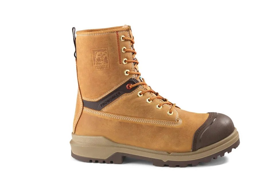 Kodiak ProWorker MASTER Men's 8" Composite Toe Work Boot with bumper toe KD0A4NK3FWE - tan