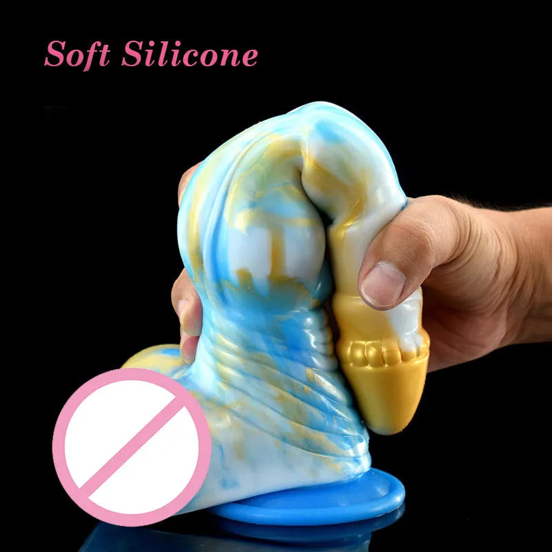 Large Animal Silicone Flexible Big Dildo