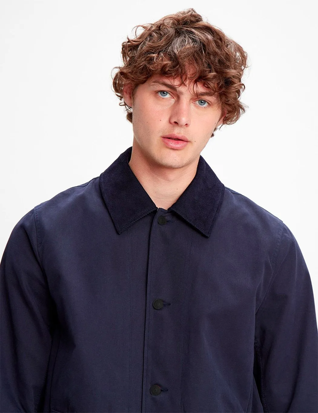 Levis Long Utility Coat - Nightwatch Blue