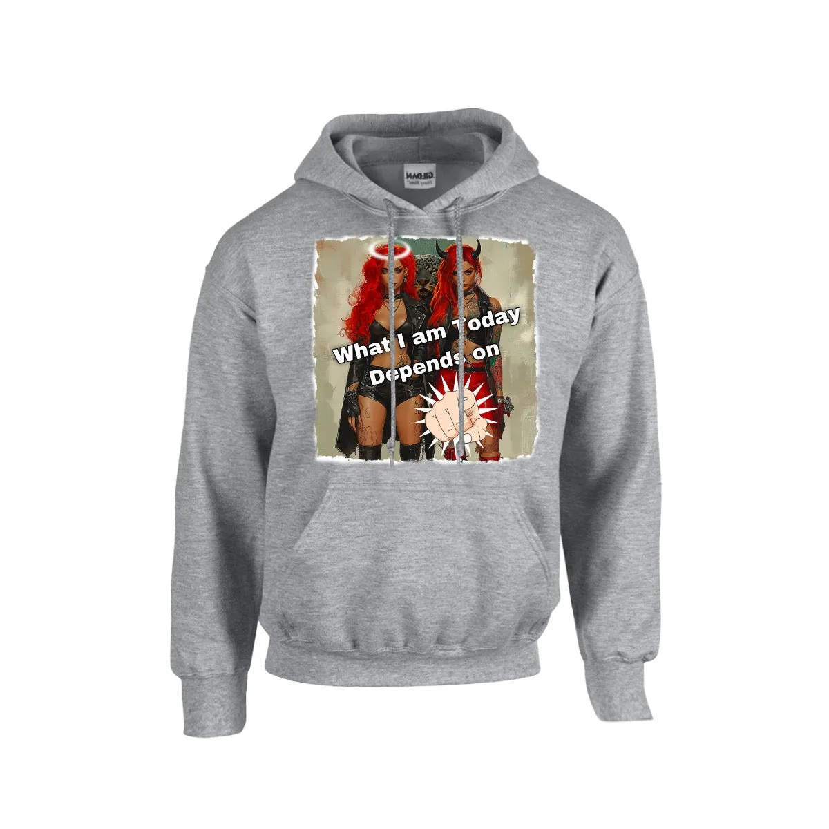 Men's Hoodie For The USA |Gildan 18500  Single DTF what I am today