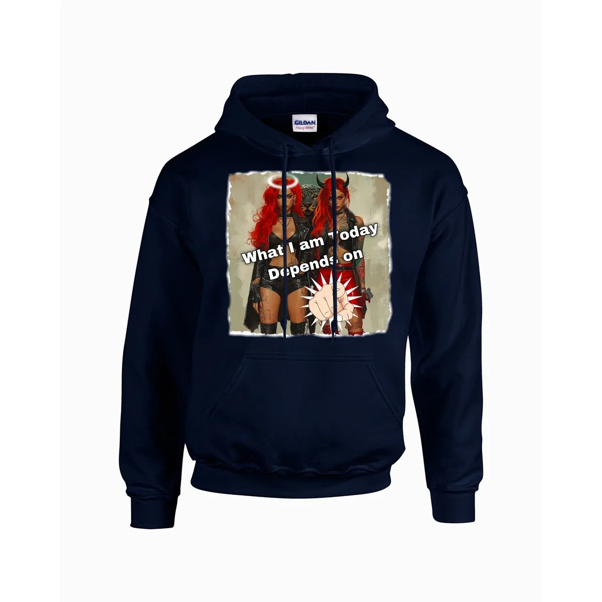 Men's Hoodie For The USA |Gildan 18500  Single DTF what I am today