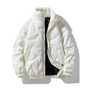 Men's Stylish High Neck Quilted Insulation Jacket