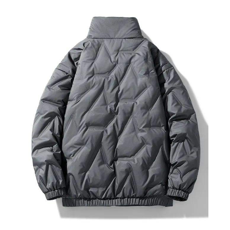 Men's Stylish High Neck Quilted Insulation Jacket