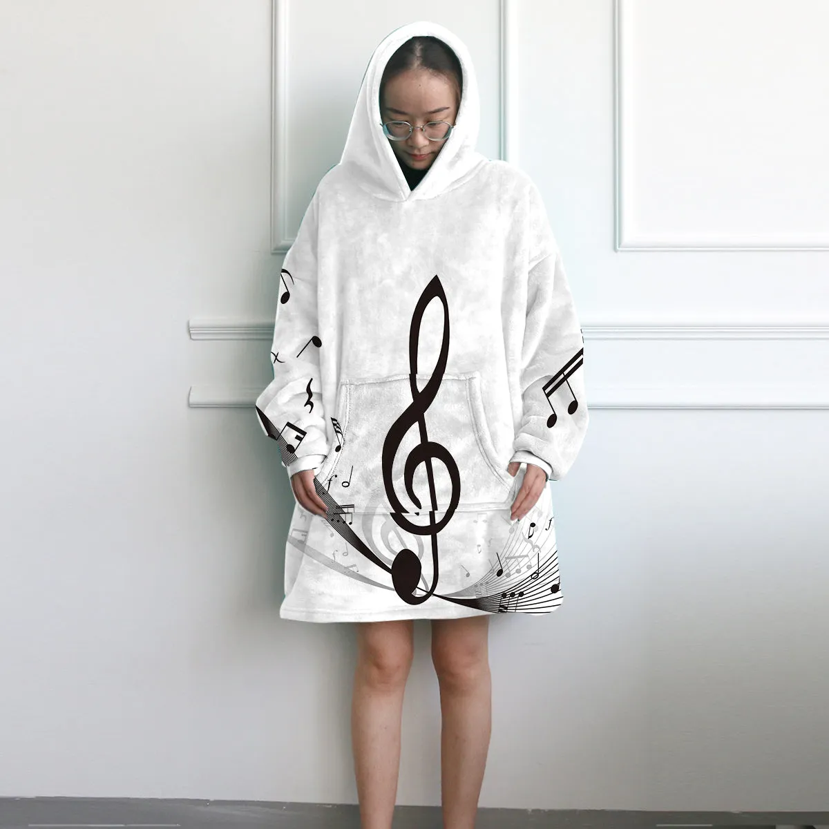 Music Lover Wearable Blanket Hoodie