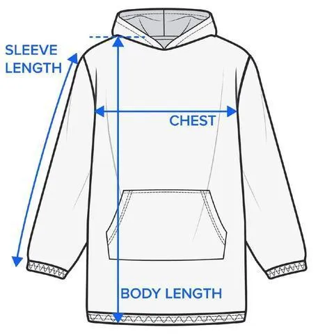 Music Lover Wearable Blanket Hoodie