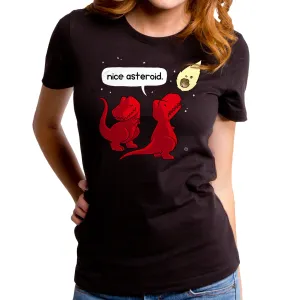 Nice Asteroid Dino Women's T-Shirt